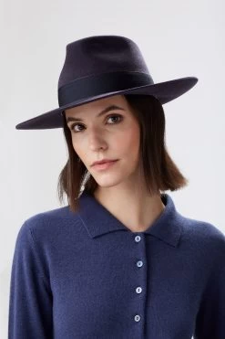 Portobello Fedora -Chic Hats Shop PORTOBELLO FEDORA GREY EDITED
