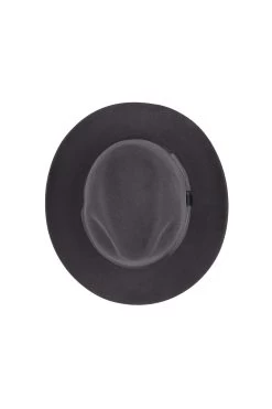 Prague Fedora -Chic Hats Shop PRAGUE FEDORA GREY Product Shot 3