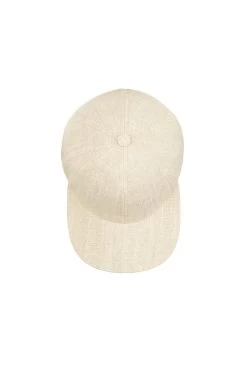 Rimini Baseball Cap -Chic Hats Shop RIMINI BASEBALL CAP BEIGE Product Shot 3