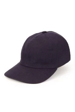 Rimini Baseball Cap -Chic Hats Shop RIMINI BASEBALL CAP NAVY Product Shot 1