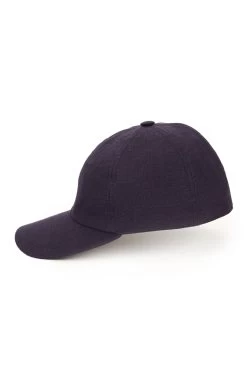 Rimini Baseball Cap -Chic Hats Shop RIMINI BASEBALL CAP NAVY Product Shot 2