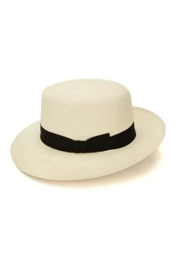 Rollable Superfino Montecristi Panama 5 Rollable Superfino Montecristi Panama -Chic Hats Shop ROLLABLE SUPERFINO MONTECRISTI PANAMA Product Shot 2