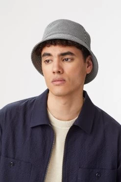 Rye Striped Bucket Hat -Chic Hats Shop RYE STRIPED BUCKET HAT EDITED 1