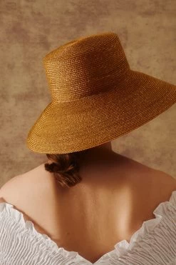Sadie Straw Braid Fedora -Chic Hats Shop SADIE STRAW BRAID FEDORA EDITED 2