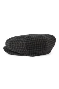 Sandwich Houndstooth Bakerboy Cap -Chic Hats Shop SANDWICH HOUNDSTOOTH BAKERBOY CAP 2