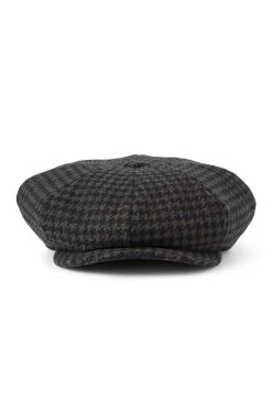 Sandwich Houndstooth Bakerboy Cap -Chic Hats Shop SANDWICH HOUNDSTOOTH BAKERBOY CAP 3