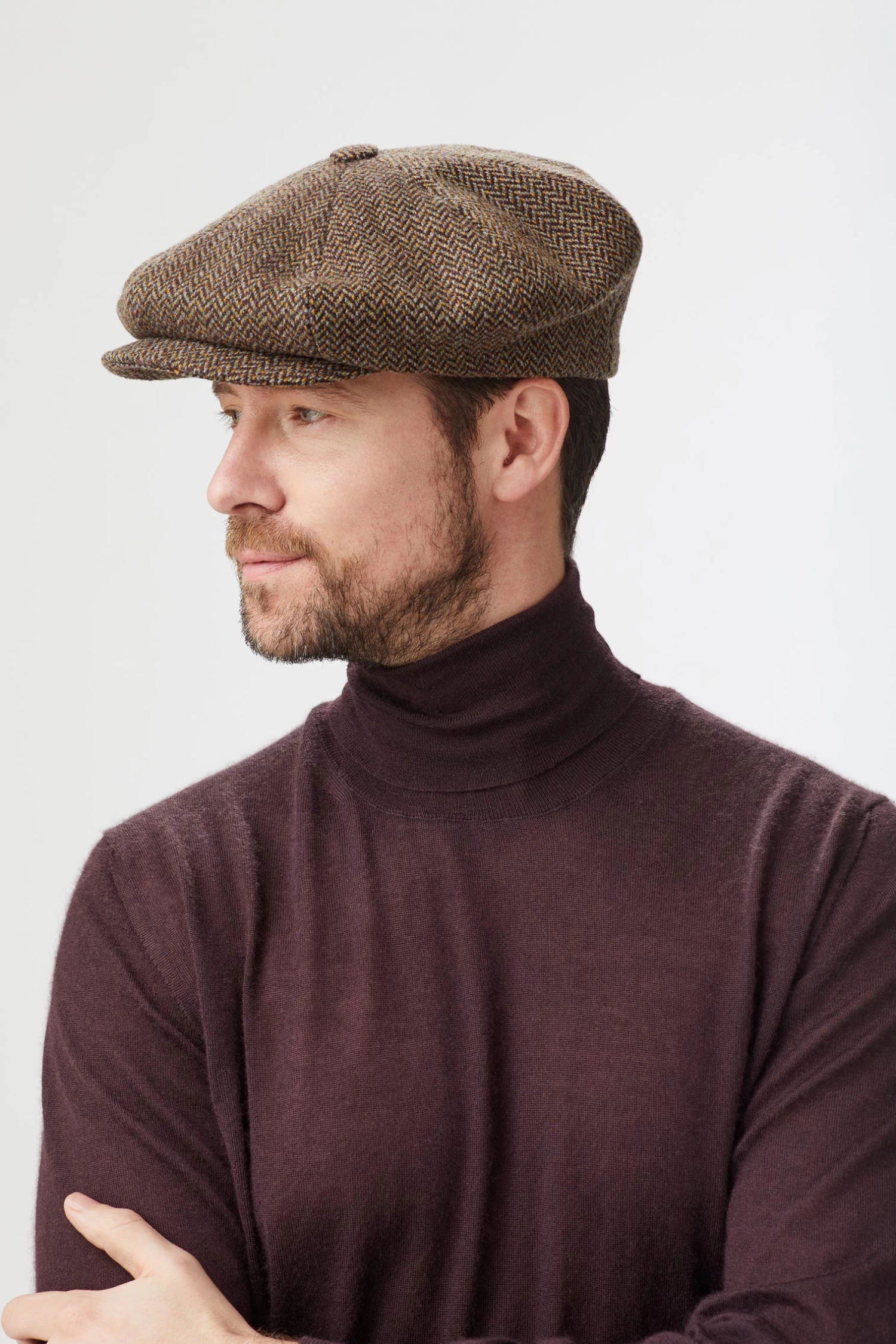 Sandwich Tweed Bakerboy Cap 1 Sandwich Tweed Bakerboy Cap