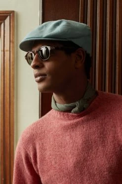 Tahoe Turquoise Bakerboy Cap 10 Tahoe Turquoise Bakerboy Cap -Chic Hats Shop TAHOE TURQUOISE BAKERBOY CAP 1