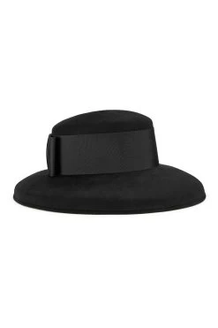 Tiffany Drop-Brim Hat -Chic Hats Shop TIFFANY DROP BRIM HAT BLACK 2