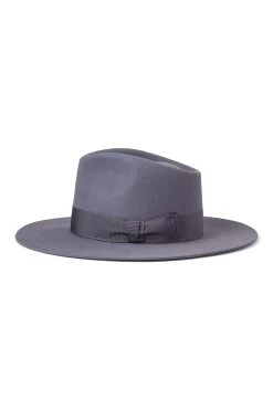 Toni Blue Flat-Brim Fedora -Chic Hats Shop TONI BLUE FLAT BRIM FEDORA 2
