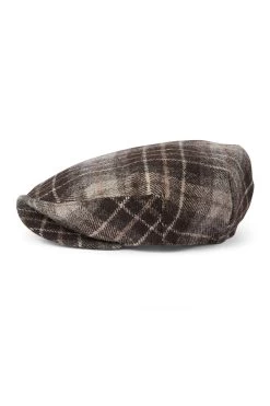 Turnberry Plaid Flat Cap -Chic Hats Shop TURNBERRY PLAID FLAT CAP 2