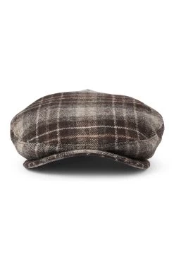 Turnberry Plaid Flat Cap -Chic Hats Shop TURNBERRY PLAID FLAT CAP 3