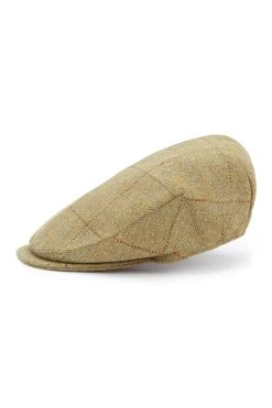 Turnberry Tweed Flat Cap -Chic Hats Shop TURNBERRY TWEED FLAT CAP 2 Product Shot 2