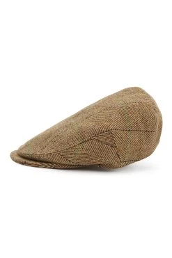 Turnberry Tweed Flat Cap -Chic Hats Shop TURNBERRY TWEED FLAT CAP 3 Product Shot 2