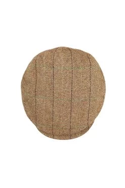 Turnberry Tweed Flat Cap -Chic Hats Shop TURNBERRY TWEED FLAT CAP 3 Product Shot 3