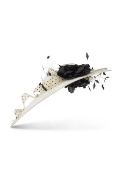 Vanilla White Slice Hat -Chic Hats Shop VANILLA WHITE 1