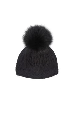 Verbier Beanie -Chic Hats Shop VERBIER BEANIE BLACK