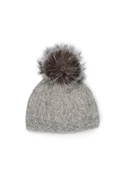 Verbier Beanie -Chic Hats Shop VERBIER BEANIE GREY