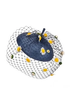 Victoria Beret -Chic Hats Shop VICTORIA BERET DENIM BLUE